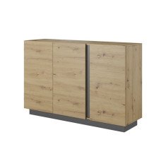 Комод Марко/Marco 3D/138 дуб артизан/графит