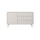 Комод Ланте LANTE 1D3S/138 бежевий 138,2X81,2X38 см
