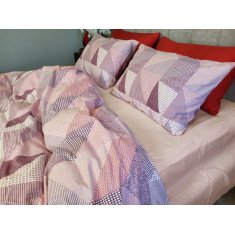  Печворк рожевий фланель