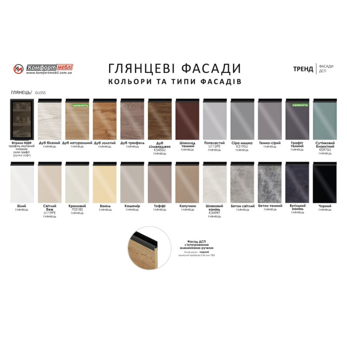 Кухня Тренд 290 см Белого цвета